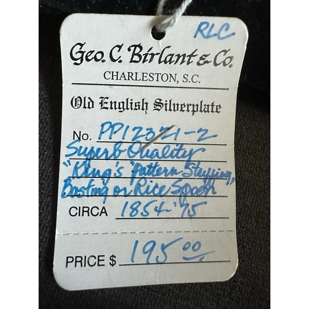 Daykin And Sons Bermingham Silver  Basting, Stuffing Or Rice Spoon 1854-75